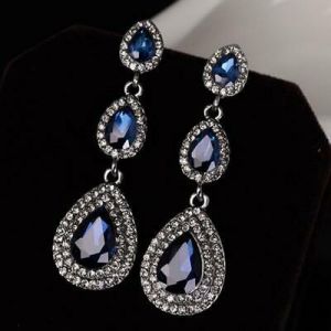Fashion Women Geometric Boho Waterdrop Ear Stud Earrings Dangle Jewelry Gift New