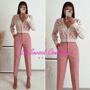  The world of beauty and elegance, you find it in one place  WOMEN PANTS ZARA WOMAN NWT FW21 DUSTY PINK HIGH-WAISTED PANTS ALL SIZES 7901/432