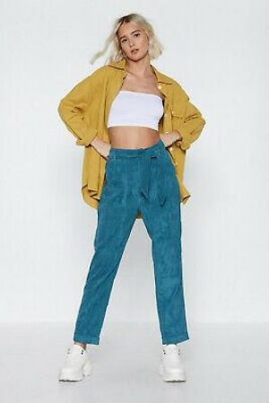  The world of beauty and elegance, you find it in one place  WOMEN PANTS NWT k.zell Paris by Nasty Gal Women&#039;s High Waist Corduroy Trousers cord bloggers