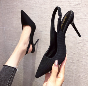 Women Slingback Pumps Sexy Stilettos Heels Pointed Toe Party Nightclub Shoes New