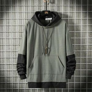 Mens Casual Sports Hoodie Fashion Sweater Workout Top Hooded Coat Sweatshirt