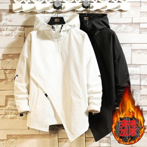 Winter Men&#039;s Jacket Fashion Casual  Hoodie Jacket Harajuku Mens Warm Pullover