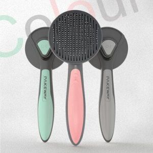 Dog Hair Removal Comb Grooming Pet Comb Pet Grooming Tool Self-cleaning Hair Brush Trimmer