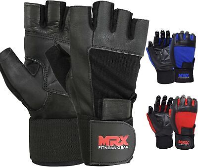 online store sport machine Weight Lifting Gym Gloves Fitness Training Workout Leather Exercise Black MRX