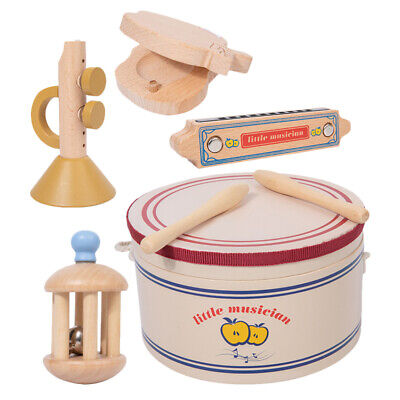 1 Set Toddlers Musical Montessori Musical Toys Wooden Percussion
