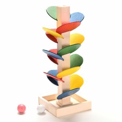 Block Wooden Puzzle Toy Educational Montessori Kids Toys Tree Ball Tracking Game