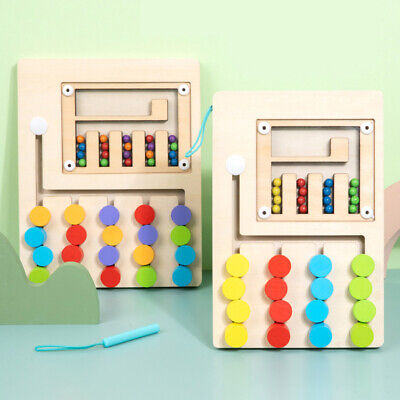 Montessori Toy Color Matching Puzzle Boards Educational for 3 Years Old and Up