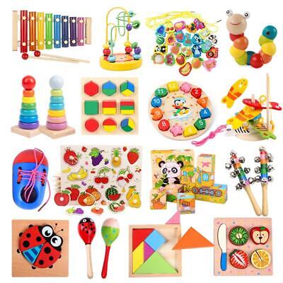 Wooden Educational Toys for Baby Motessori Early Learning Toys for Kids Birthday