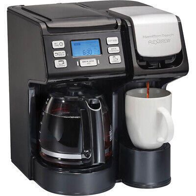 Hamilton Beach FlexBrew Trio 3-way Coffee Maker, K-Cup/Ground Compatible (Black)