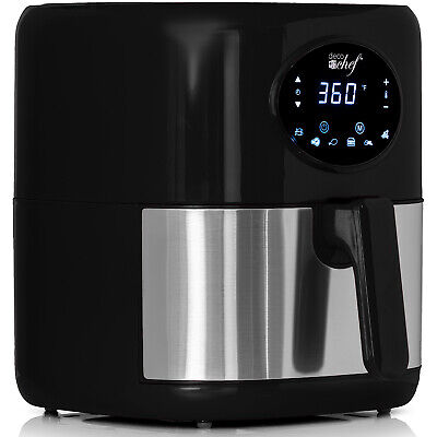 Deco Chef 3.7QT Digital Air Fryer with 6 Cooking Presets, Black