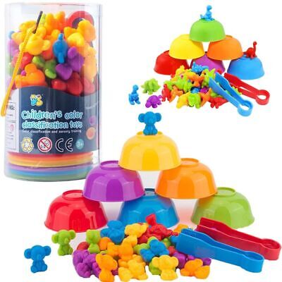 Toys Sensory Counting Toys Sorting Matching Game Animal Dinosaur Koala Toys