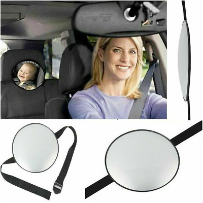 Baby Back Seat Safety Mirror for Car Headrest, Rear Seat Child Mirror Wide View