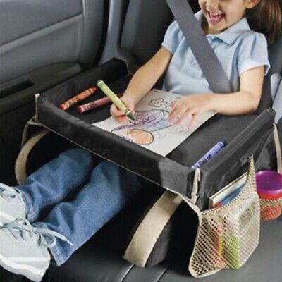 Baby Safety Travel Tray Drawing Board Table Kids Car Seat Snack Waterproof New