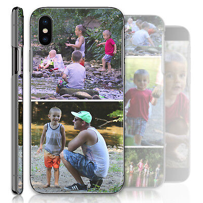 PERSONALISED PHONE CASE CUSTOM PHOTO COLLAGE HARD COVER PERSONALIZE WITH IMAGES