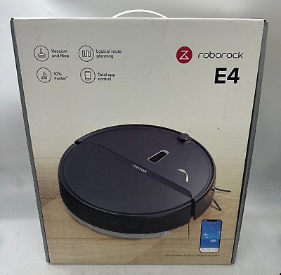 BRAND NEW Roborock E4 Robot Vacuum and Mop Cleaner Fast Shipping NEW