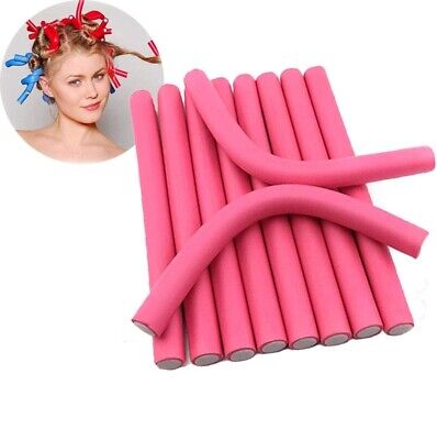Bendy Flexible Foam Hair Rollers Curlers Waves Soft Tool Twists Curls Beach Wave