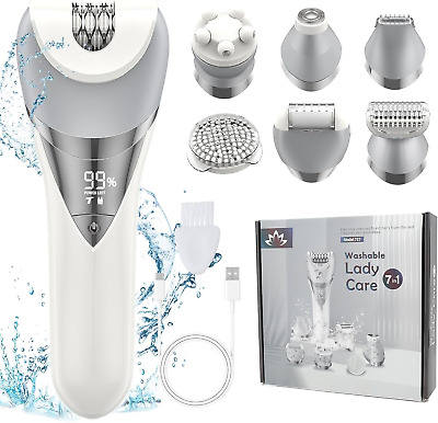 Epilator for Women, 7 in 1 Epilator Hair Removal for Women, Shaver, Bikini, Face
