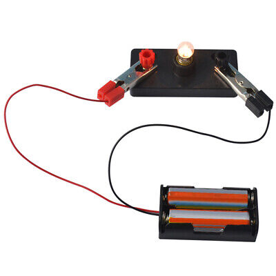 Electric Circuit Kit Kids Student School Science Light Bulbs Toy Educational DIY