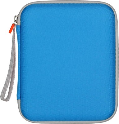 Card Case for Yoto Cards,80 Pockets Holder Player & Mini Blue